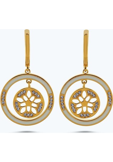 Altınbaş 22 Ayar Altın Mandala Küpe Kpman05-25693