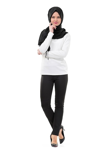 Soralline Kadın Pantolon Spor 1684 Scuba Siyah