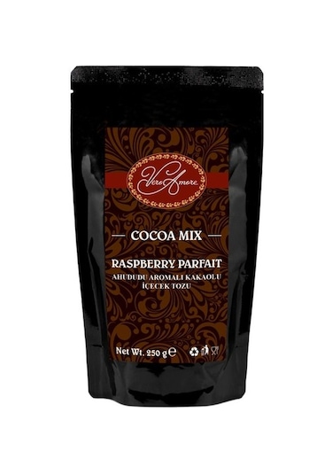 Vero Amore Cocoa Mix Raspberry Parfait Ahududu Aromalı Kakaolu İçecek Tozu 250 G
