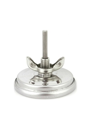 Ganzhoushop Termometre Sıcaklık Paslanmaz Ölçüm Izgara Fırın Çelik Barbekü Barbekü Aleti Fi