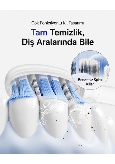 Laifen Wave Pro Cilalı Paslanmaz Çelik Elektrikli Diş Fırçası