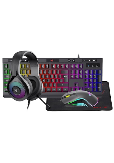 Havit Gamenote Kb887cm-tur 4'lü Gaming Set