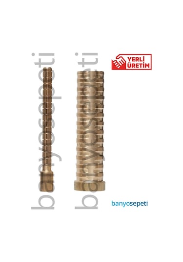 Kale Ankastre Stop Valf Uzatma Seti 10 CM Krom