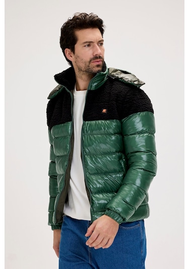 Albert Koyu Yeşil Erkek Puffer Mont-forest Koyu Yeşil