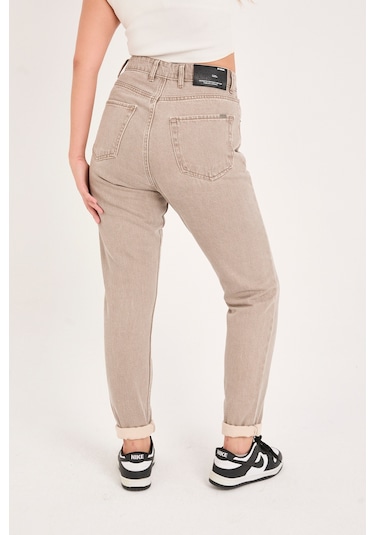 Kadın Denim Pantolon Gri