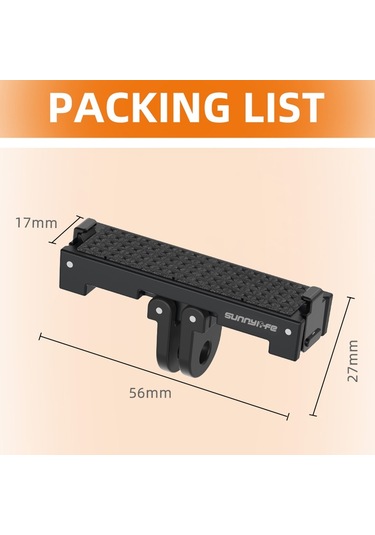 Insta360 İçin Sunnylife Ist-ad692 Go 3 Action Camera Montaj Manyetik Adaptör Bağlantı Taban Siyah