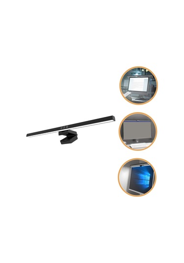 Bilgisayar Ekranı Işık Çubuğu Monitörü Işık Anti-ışık Özelliği Led Ve Göz İçin Ayarlanabilir Parlaklık