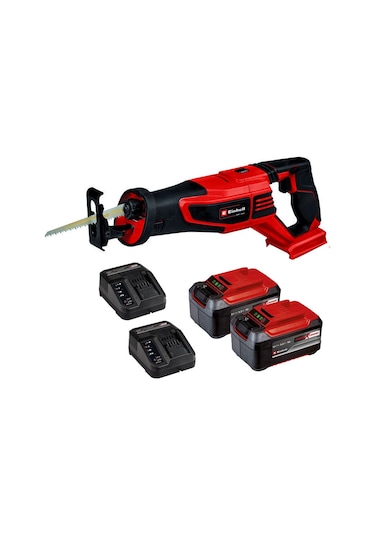 Einhell TE-AP 18/28 Li BL Kömürsüz 5.2 Ah Çift Akü Tilki Kuyruğu