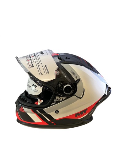 Mt Helmets Braker SV İnception B5 Kapalı Motosiklet Kaskı Mat Kırmızı