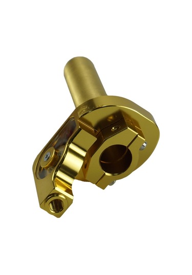 Motosiklet Off-road Araç Modifiye Cnc Kolu Gaz Kelebeği Kelepçesi El Kavrama Büyük Tork Yağ Görsel Gaz Kelebeği Hızlandırıcı Altın Altın