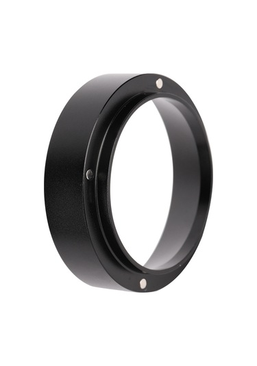 Geeksen Manyetik Kahve Tozu Dozaj Halkası - 53mm Alüminyum Kahve Makinesi Aksesuarı, Siyah, Stabil Ve Pratik Siyah