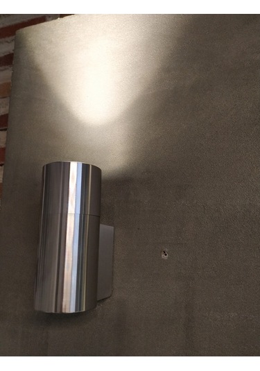 Dış Mekan Dekoratif Tek Yönlü Aplik Krom