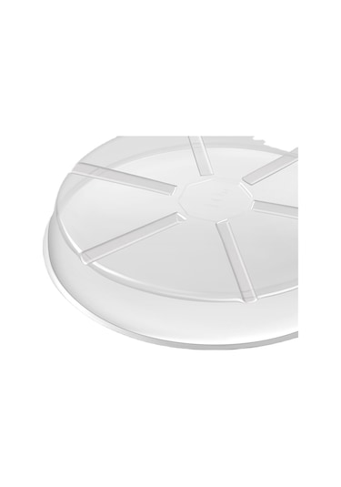 Neevoyu 4 Adet 30 Cm Çap Şeffaf Plastik Bitki Tepsisi - Su Taşması Önleyici, İç/ Dış Kullanım, Derin Tasarım, Uv Dayanıklı