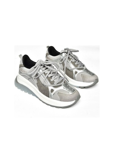 Fox Shoes S973413104 Gri Kumaş Spor Ayakkabı Sneakers Gri