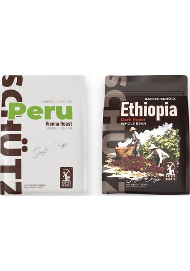 Peru Ethiophia - 250g X2 Çekirdek Kahve Çekirdek Kahve