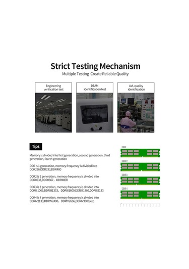 Vaseky Masaüstü Belleği 16g 8g 4g 2g Masaüstü Ram Ddr2 Ddr3 Ddr4 Pc Dımmaa 1600 Mhz 4 Gb Ddr3