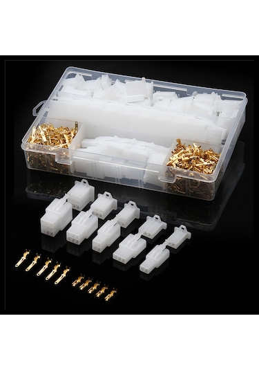 Qingmipy 580 Adet 2.8mm Otomobil Elektrik Bağlantı Terminali, Araçlar İçin Pratik Kutulu Konnektör Seti