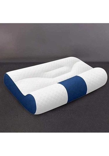Trendooze Üçüncü Nesil Mavi Boyun Yastığı, Uyku Destekli Servikal Yastık Diğer