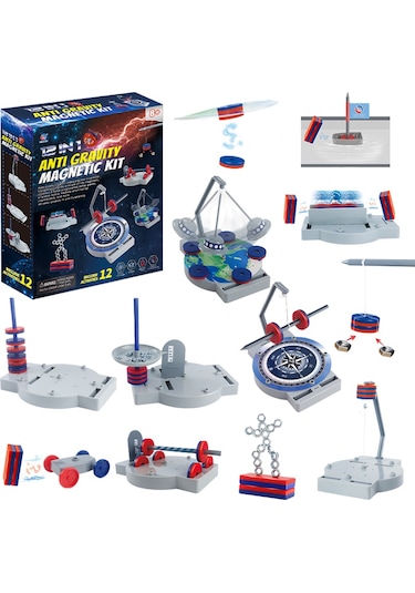 Manyetizma Deney Seti Tek Set 12 Deney Öğrenci Modeli