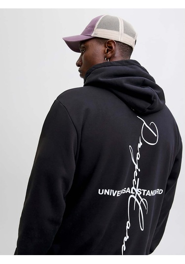 Jack & Jones Cover Graphic Erkek Siyah Sweatshirt 12282973-b Siyah