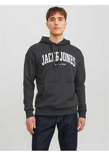 Jack&jones Jjejosh Erkek Sweatshirt 12236513-black Siyah