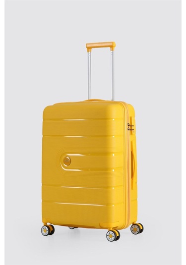 Ççs 5247 Polipropilen Orta Boy Valiz Sari