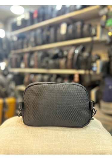 Trg Polo Siyah Su Geçirmez Kumaş El Omuz Çantası Siyah