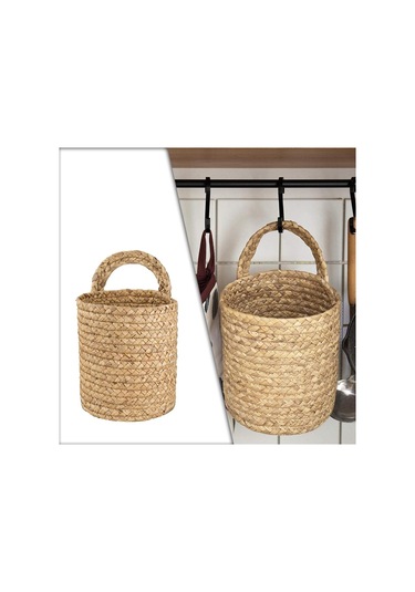 Suntek Magideal Saplı Dokuma Hasır Sepet Veya Stand Düz