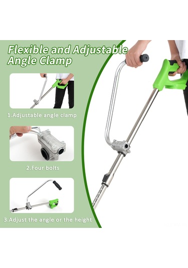 Ximistore9 "çim Biçme Makinesi Ek Tutma Kolu - Ergonomik Zincirli Testere Sapı Uzatma Kıskacı"