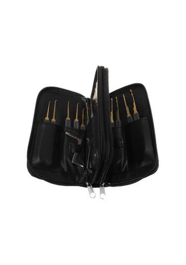 Ximistore9 24 Parçalı Profesyonel Kilit Açma Seti - Şeffaf Kilitli Başlangıç Eğitim Seti