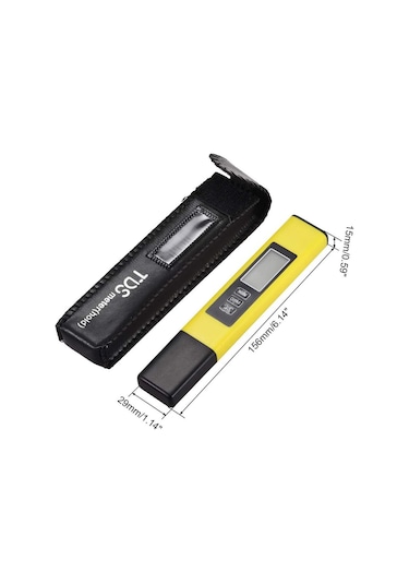 WaterMelon Tds Metre Termometreli Su Kalite Ölçüm Cihazı Pil Kılıf