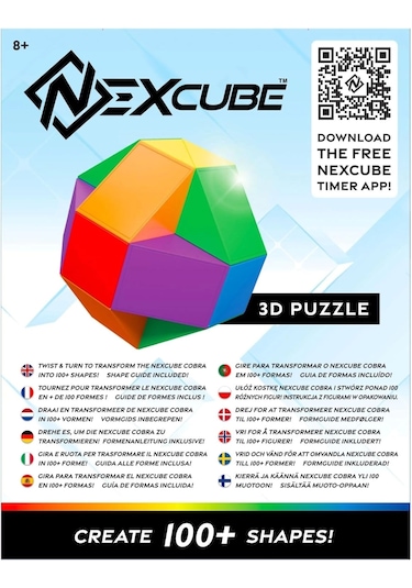 Orijinal Nexcube Kobra Küp - Nexcube Speed Cube - Nexcube 3d Puzzle Küpü - Zeka Küpü - Rubik Küp
