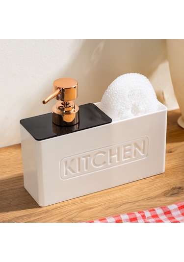 Perotti 13195 Kitchen Lux Mutfak Sıvı Sabunluk Beyaz