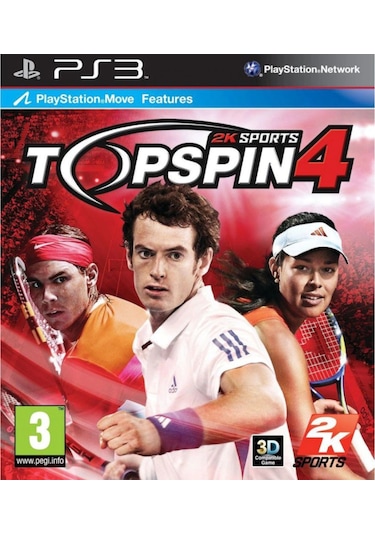 Top Spin 4 Move Uyumlu PS3 Oyun