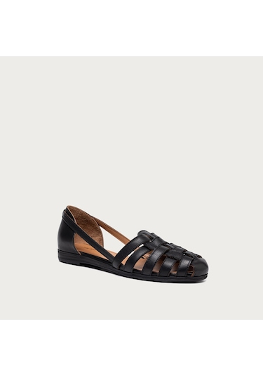 Nero Black Sandalet Kadın 03m1 Frau Feather siyah