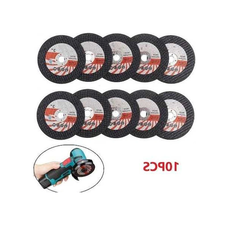 Tongxida 10 Adet Mini Kesme Diski Dairesel Reçine Taşlama Tekerlek 75mm Açı Öğütücü İçin