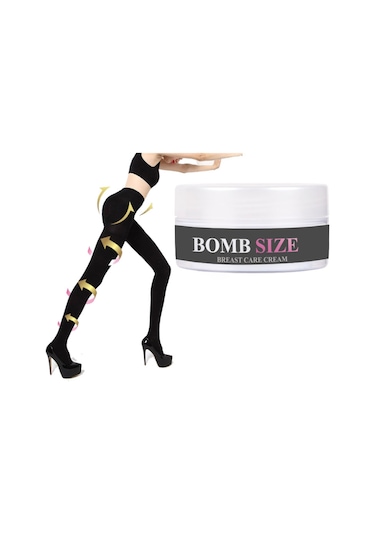 Bombsize Göğüslerinize Krem + L-XL Süper Akıllı Mikro Kapsüllerle İnceleştirme & Biçimlendirme Taytı