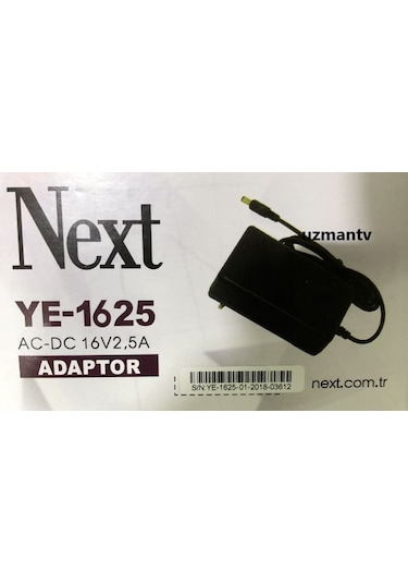 Next Ye 1625 / 1605 / 1610 16V 2.5A Santral Adaptörü