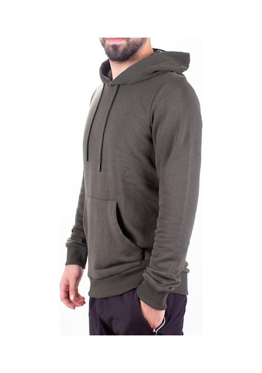 Twister 2732 Haki Kapüşonlu Erkek Sweatshirt Haki