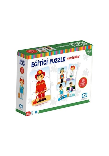 Ca Games Eğitici Puzzle - Meslekler Ca-5030