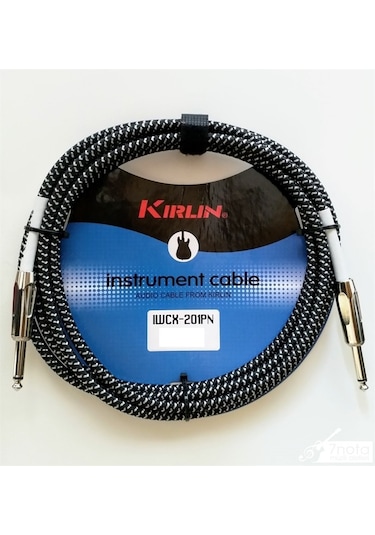 Kirlin Iwcx-201 6mt. Örgülü Enstrüman Kablosu