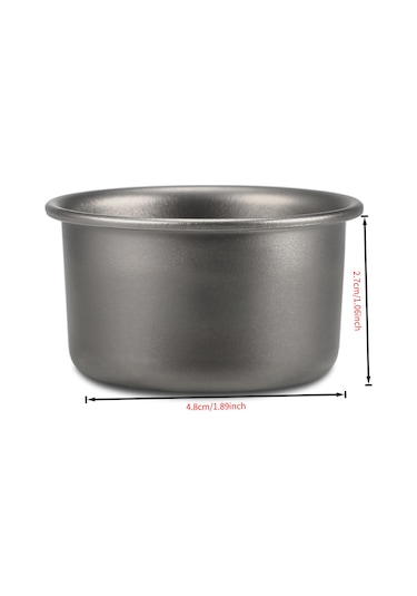 Dofolink 3 Adet 35ml Titanyum Bardak - Hafif, Korozyon Dirençli, Dış Mekan Ve Ev Kullanıma Uygun Çok Renkli