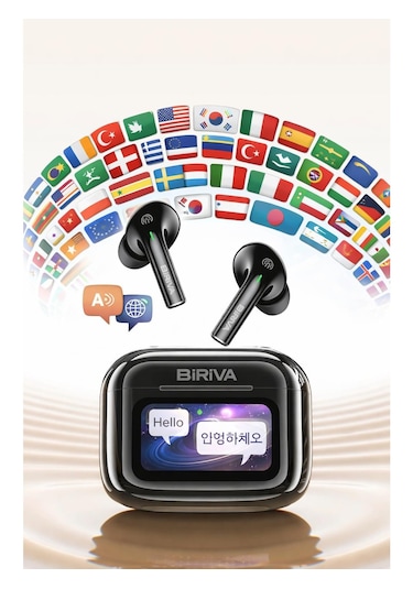 Biriva TP29 Bluetooth 6.0 AI Dil Çevirili Kulak İçi Kulaklık