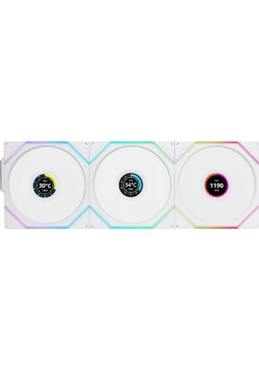 Lian Li Unı Fan Tl Wıreless Lcd 3x120mm Beyaz Kasa Fanı