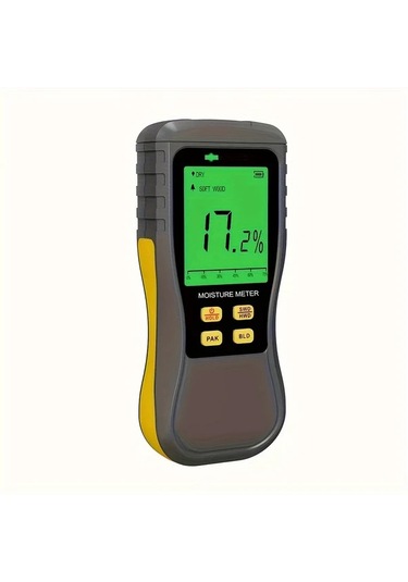 Motion003 Dijital Nem Olcer Yumusak Sert Agac Endustriyel Nem Olcer Yuksek Hassasiyet Otomatik Kapanma Siyah Pil İle Calisir 36v Max