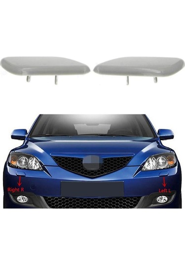 Singree Mazda 3 Axela 2003-2008 Ön Far Yıkayıcı Nozul Kapağı - Yüksek Kaliteli Plastik