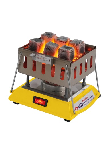 İksa Pratik Kullanım Elektrikli Nargile Köz Ocağı - Sarı