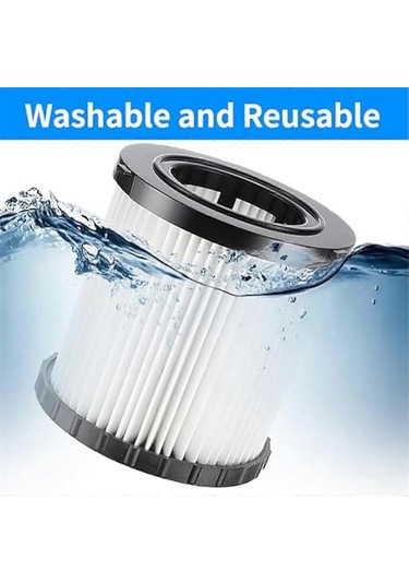 Dewalt Dcv580h, Dcv581h 20v Max Islak/kuru Elektrikli Süpürge İçin 3 Adet Dcv5801h Vakum Hepa Filtresi 6 Köpük Kılıflı