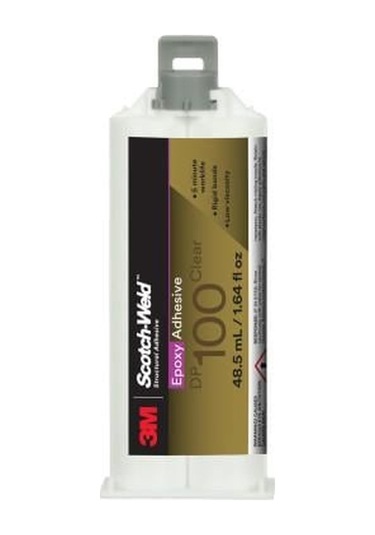 3m Scotch-weld Dp100 Epoksi Yapıştırıcı, Şeffaf - 48,5 Ml