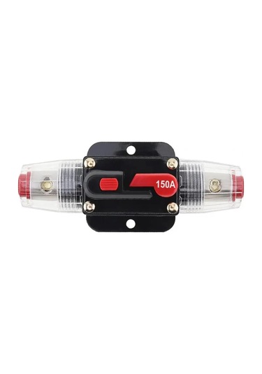 100a 50a 60a 80a 150a 12v 24 Araba Kamyonu Ses Amplifikatörü Devre Kesici Sigorta Tutucu Agu Stil Stereo Amplifikatör Boyut: 60a